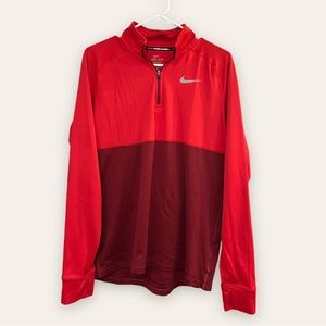 Nike Maroon/Red Quarter Zip